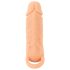 Prirodna koža - penis rukavac & veštačka vagina - 18cm (prirodno)
