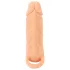 Prirodna koža - penis rukavac & veštačka vagina - 18cm (prirodno)