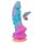 Beasty Cocks - vanzemaljski silikonski dildo (plavo-narandžasti)