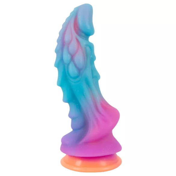 Beasty Cocks - vanzemaljski silikonski dildo (plavo-narandžasti)