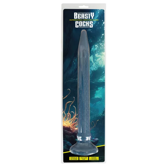 Beasty Cocks Jegulja Ekstaze - ekstra dug vibrator (plava)