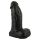 Realistixxx Real Giant - dildо са тестисима - 22 cm (црни)