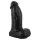Realistixxx Real Giant - dildо са тестисима - 22 cm (црни)