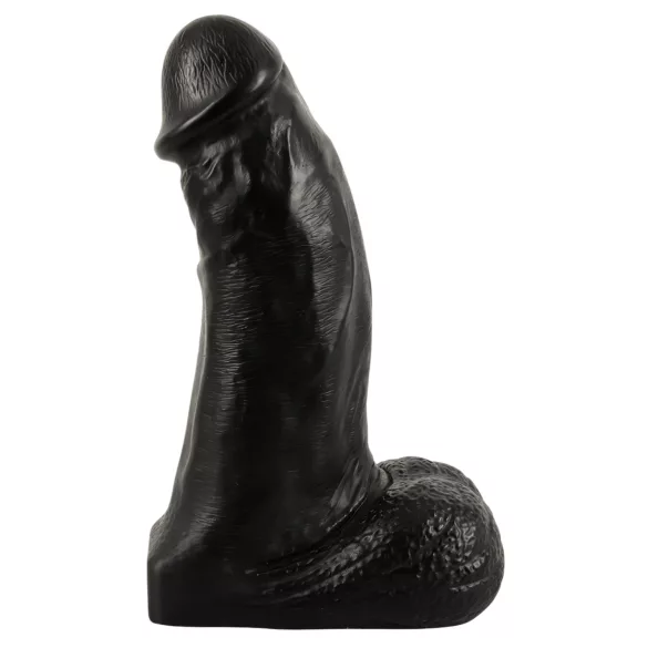 Realistixxx Real Giant - dildо са тестисима - 22 cm (црни)