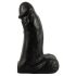 Realistixxx Real Giant - dildо са тестисима - 22 cm (црни)