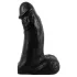 Realistixxx Real Giant - dildо са тестисима - 22 cm (црни)