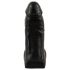 Realistixxx Real Giant - dildо са тестисима - 22 cm (црни)