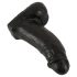 Realistixxx Real Giant - dildо са тестисима - 22 cm (црни)