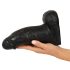 Realistixxx Real Giant - dildо са тестисима - 22 cm (црни)