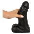 Realistixxx Real Giant - dildо са тестисима - 22 cm (црни)