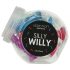 Silly Willy - silikonski dildo sa drškom - 12 kom (šareni)