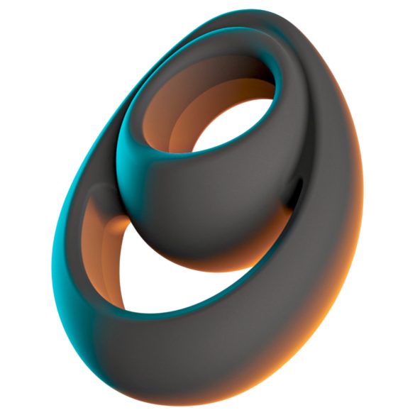 Erecto - snažan prsten za penis i testise (crni)