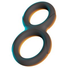 Erecto - dupla prsten za penis (crni)