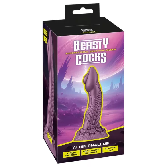 Beasty Cocks Alien Falus - vanzemaljski dildo (ljubičasti)