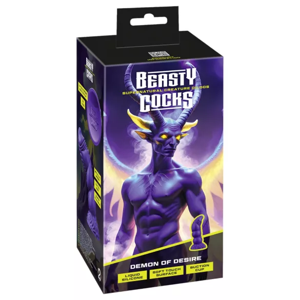 Beasty Cocks Demon of Desire - đavolji dildo (ljubičasti)
