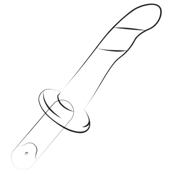 ROMP Dizi - fleksibilni silikonski dildo (pink-narandžasti)