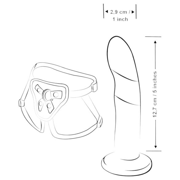 ROMP Piccolo - set za vezivanje (crno-plava)