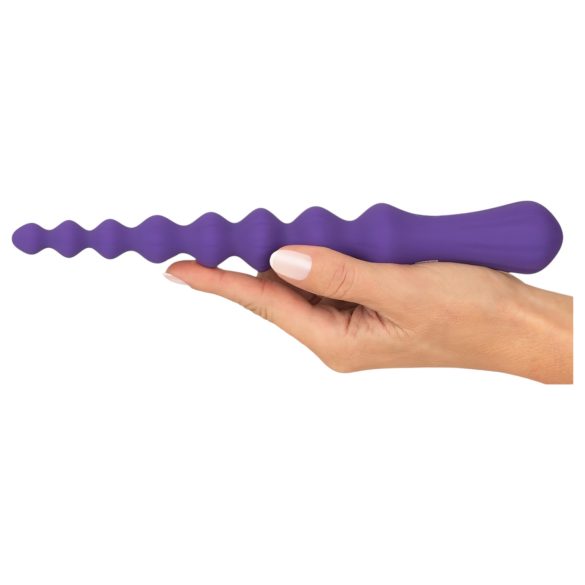 You2Toys - Kuglasti fleksibilni analni dildo (ljubičasti)