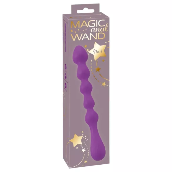 You2Toys - Fleksibilni analni dildo sa kuglicama - (ljubičasti)