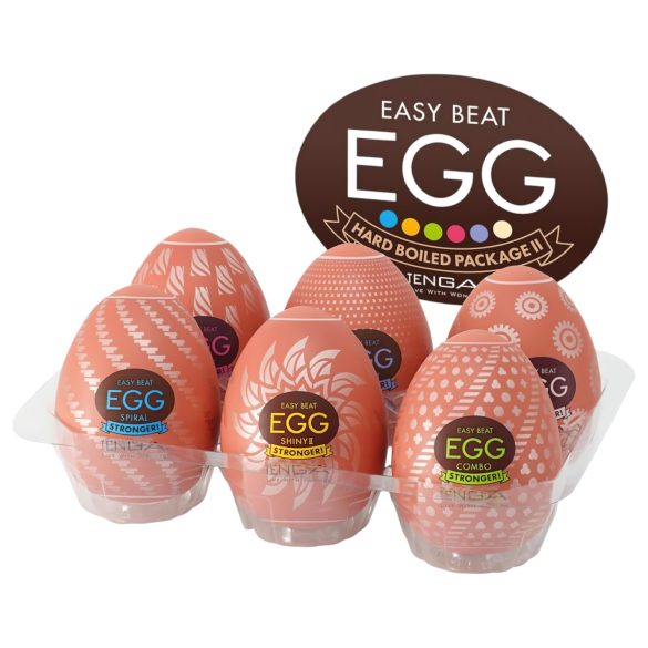 TENGA - Jača kolekcija jaja za masturbaciju - set od 6 komada