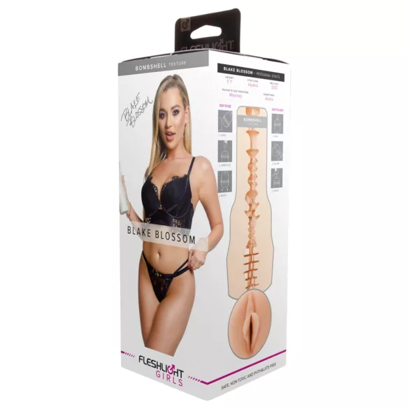 Fleshlight Blake Blossom Bombshell - реалистична вагина (природна)