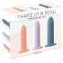 You2Toys - Three in a Row - set za trening sa dildom - 3 komada (raznobojno)