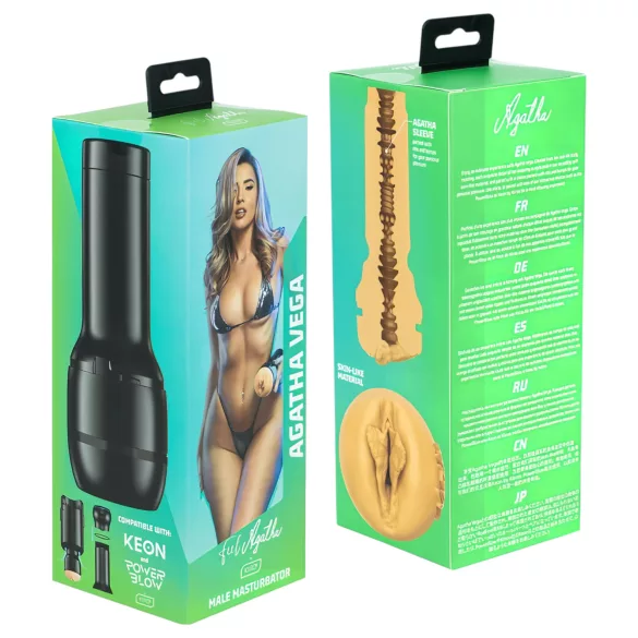 Kiiroo Agatha Vega - veštačka vagina - PowerBlow Kompatibilna (prirodna)