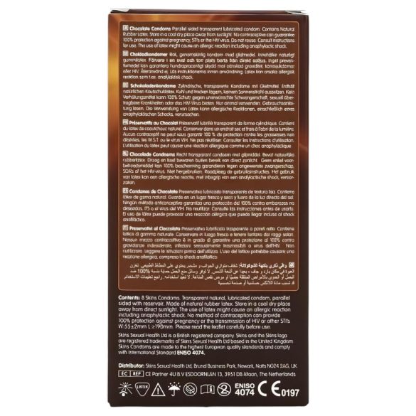 Skins - čokoladne kondome (8 kom)