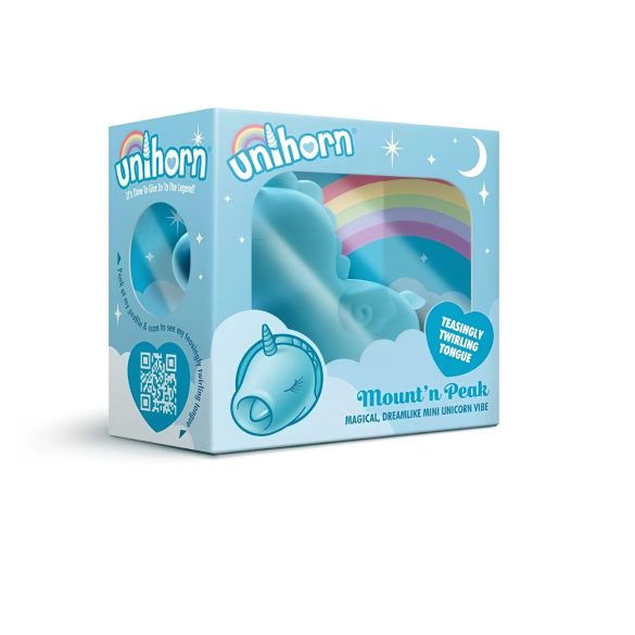 Unihorn Mount'n Peak - punjenje jednoroga vibrator (plavi)
