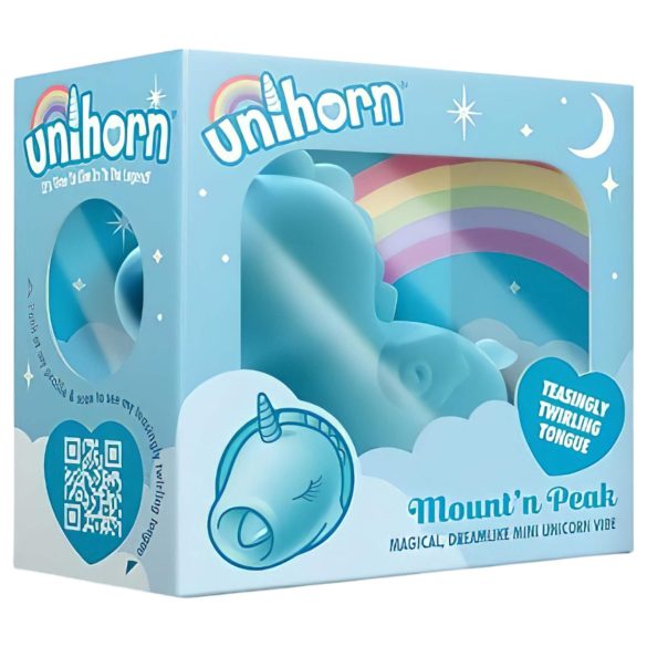 Unihorn Mount'n Peak - punjenje jednoroga vibrator (plavi)