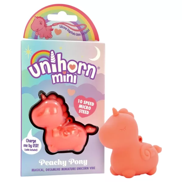 Unihorn - mini vibrator za klitoris (breskva)
