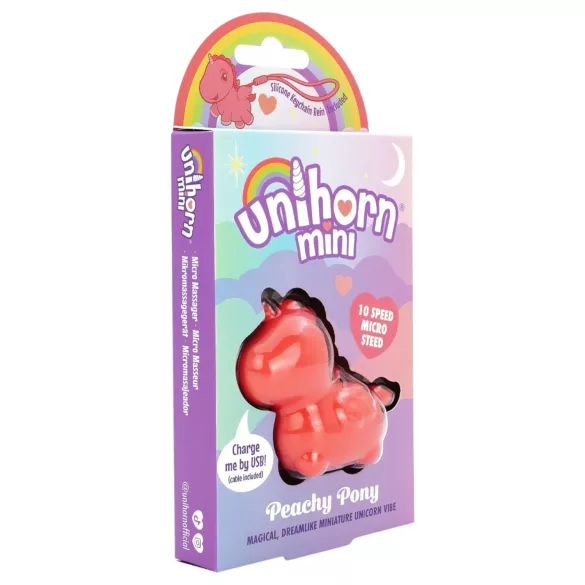 Unihorn - mini vibrator za klitoris (breskva)