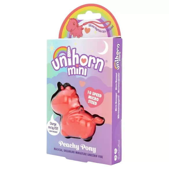 Unihorn - mini vibrator za klitoris (breskva)
