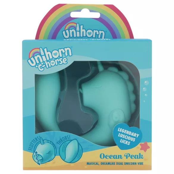Unihorn C-Horse - vibrator za G-tačku i klitoris (tirkizna)