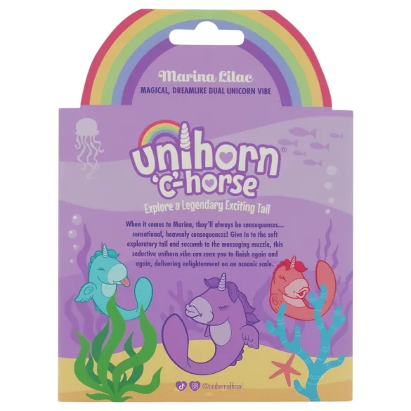 Unihorn C-Horse - vibrator za G-tačku i klitoris (ljubičasti)