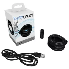   Bathmate Vibe Ring Stretch - punjivi vibrirajući prsten za penis (crni)