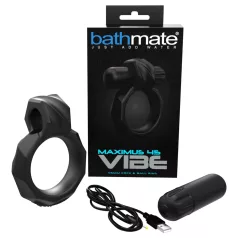   Bathmate Maximus Vibe 45 - punjiva vibrirajuća erekciona penis prsten (crna)