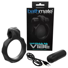   Bathmate Maximus Vibe 55 - vibrirajući prsten za penis na baterije (crni)