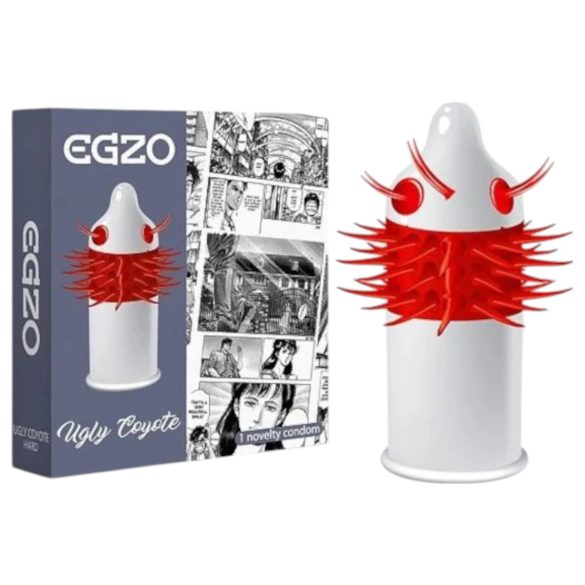 Egzo Ugly Coyote – kondom sa dugim izbočinama (1 kom)