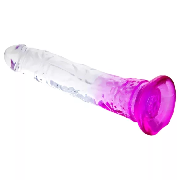 Usamljeni Vitez - dildo sa vakumom (ljubičasto-providno)