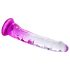 Usamljeni Vitez - dildo sa vakumom (ljubičasto-providno)