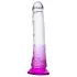 Usamljeni Vitez - dildo sa vakumom (ljubičasto-providno)
