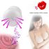 Usamljena Sreća - puštajuća-zvučna vibrir. veštačka vagina (bela-prirodna)