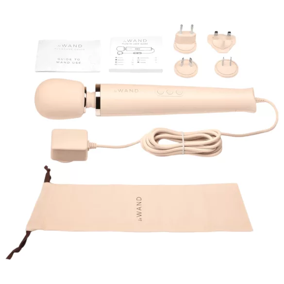 le Wand - ekskluzivni, mrežni masažni vibrator (bež)