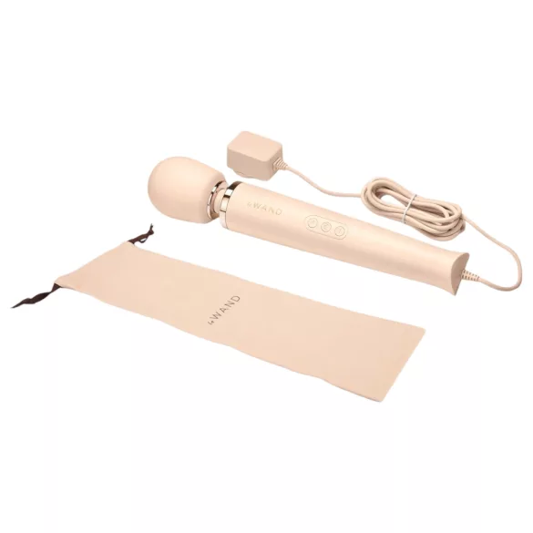 le Wand - ekskluzivni, mrežni masažni vibrator (bež)