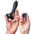 HOT Octopuss PleX sa fleksibilnim - bežični analni vibrator (crni)