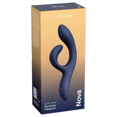   We-Vibe Nova 2 - aplikacijom upravljani fleksibilni vibrator sa nastavkom za klitoris (plavi)