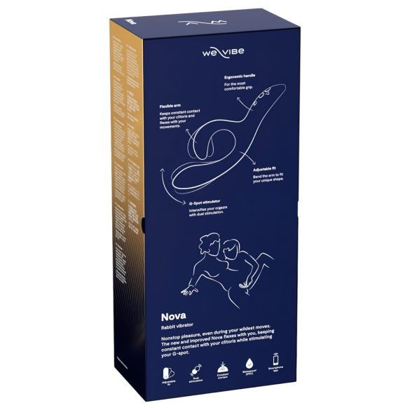 We-Vibe Nova 2 - pametan vibrator sa klitoralnim krakom (plavi)