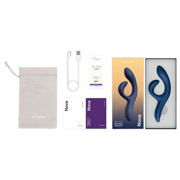 We-Vibe Nova 2 - pametan vibrator sa klitoralnim krakom (plavi)