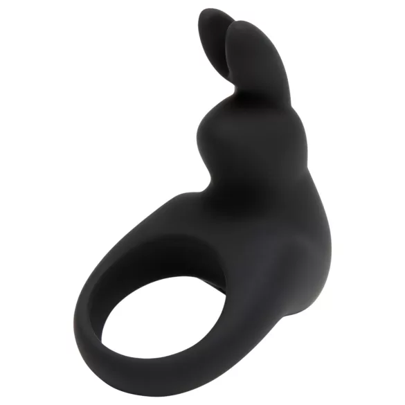 Happyrabbit Cock - punjivi vibrirajući prsten za penis (crni)